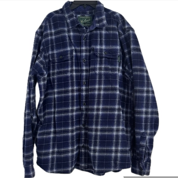 Woolrich Other - Woolrich Brawny Flannel Shirt Mens extra Large Blue Ombre Plaid